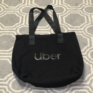 Uber Tote Bag Straps Zip Reusable Grocery Eats Handle